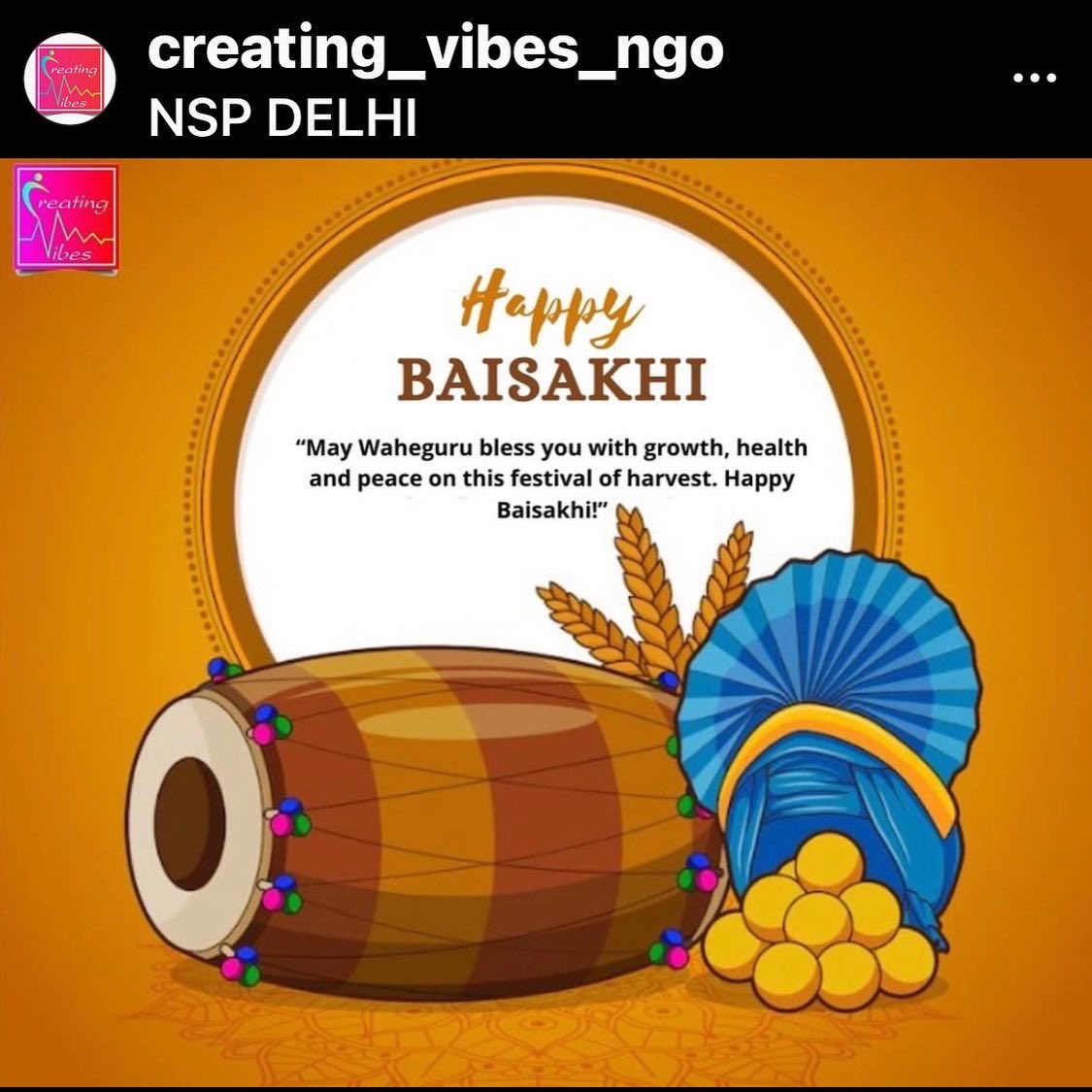 Ninavirkit's tweet photo. Happy Vaisakhi! 🇮🇳
Here’s to new beginnings. 🌳🌸 
God bless those of us in need. 🙏🏽 #vaisakhi #baisakhi #india https://t.co/6AHUBLeNTF