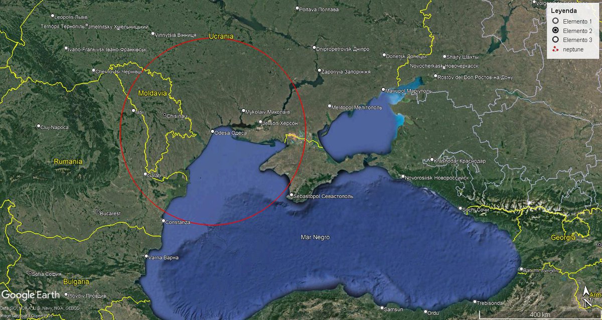 REjercitos's tweet image. 🇷🇺🔥🇺🇦 #Rusia Vs #Ucrania (día 50) - Ese círculo rojo representa el alcance máximo de un misil antibuque "Neptune".

🟥 Si realmente fuese cierto: ¿Quién ha pasado los datos de tiro a Ucrania? ¿Dron?

🟥 Si no lo es: ¿Cómo sabían en tiempo real lo del incendio?