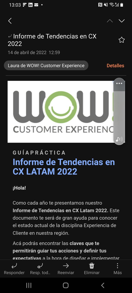 ElsaBasile's tweet image. Adónde queda la experiencia del cliente cuando lo bombardean con mails que no quiere recibir?
#wowcustomerexperience