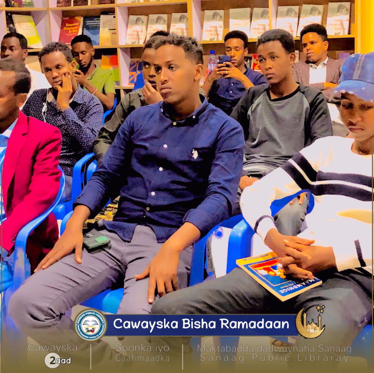 SanaagLibrary's tweet photo. Cawayskii labaad ee Ramadaanta,Soonka iyo Caafimaadka. Dr Farduus iyo Dr Maxamuud ayaa marti ku ahaa

@Sanwilwilo 
@HassanGabood 
@AhmdMFarah 
@JamusMuscab https://t.co/FosxnWCq3b https://t.co/aWFPDELIUI