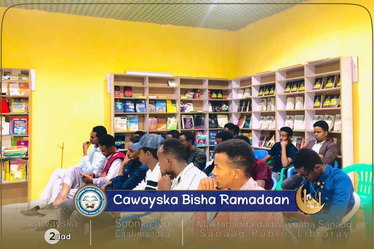 SanaagLibrary's tweet photo. Cawayskii labaad ee Ramadaanta,Soonka iyo Caafimaadka. Dr Farduus iyo Dr Maxamuud ayaa marti ku ahaa

@Sanwilwilo 
@HassanGabood 
@AhmdMFarah 
@JamusMuscab https://t.co/FosxnWCq3b https://t.co/aWFPDELIUI