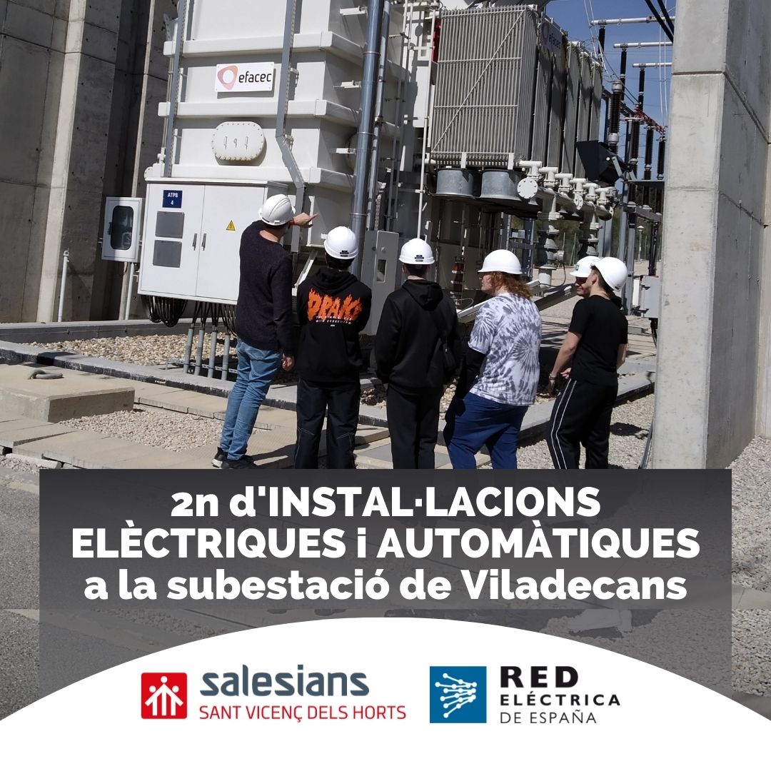Salesians_SVH's tweet photo. En el marc de les #JornadesProfTec22 a l'#FP, 2n d'Automatització i Robòtica visita l'empresa MEM, 1r d'Administració i Finances el @parlamentcat; 2n d'Instal·lacions Elèctriques i Automàtiques la Subestació @RedElectricaREE de Viladecans; i 2n de
Carrosseria @salesianssarria! https://t.co/9EqqueHJTP