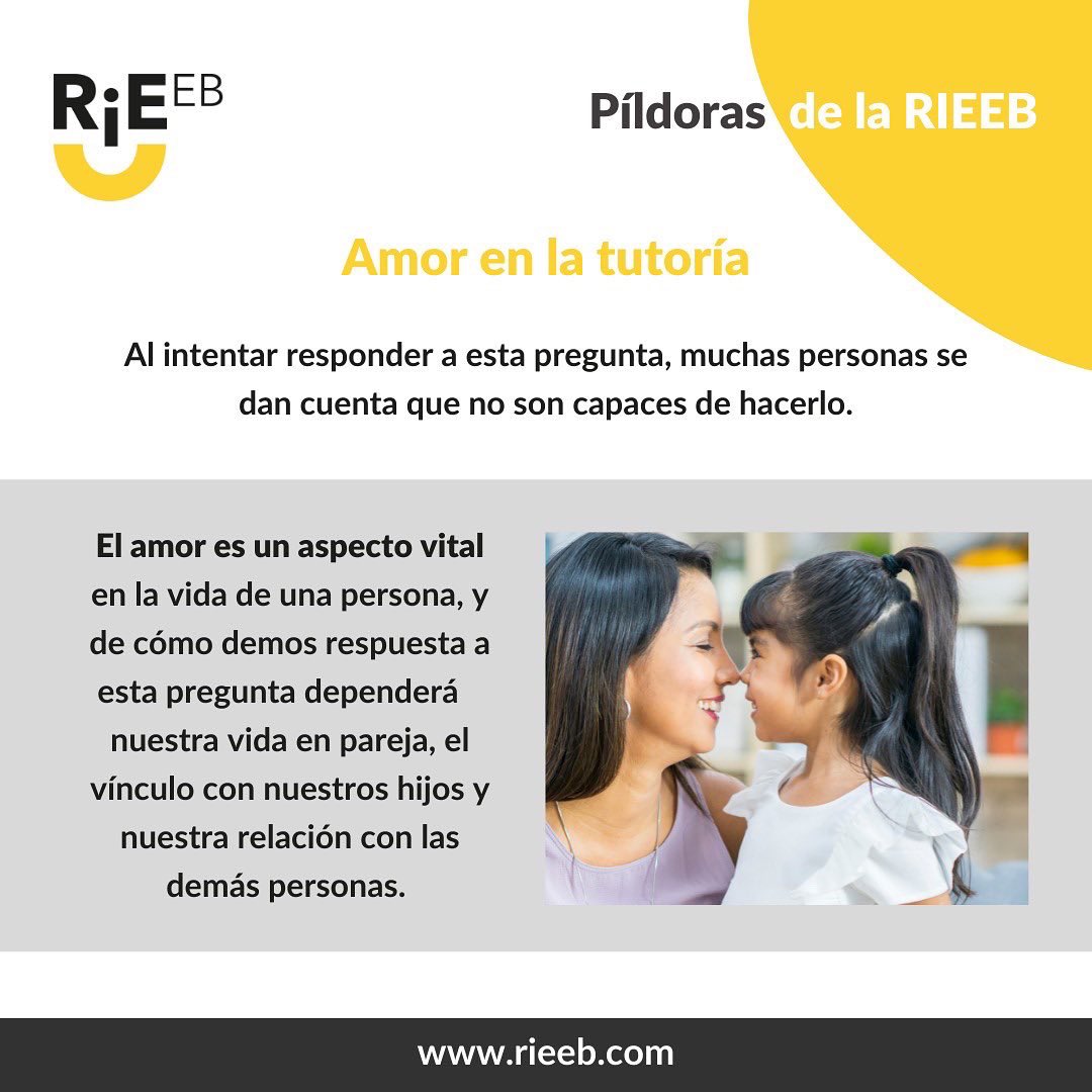 RIEEB_'s tweet photo. 💛El #amor es un aspecto importante en la #educacion sin embargo, suele estar muy ausente en la práctica educativa. ¿Cómo es posible desarrollarlo en un espacio como la #tutoría, teniendo en cuenta que es el resultado de un proceso de aprendizaje.👉🏼 https://t.co/qld4fQcvrm https://t.co/IX9wnPMd2K