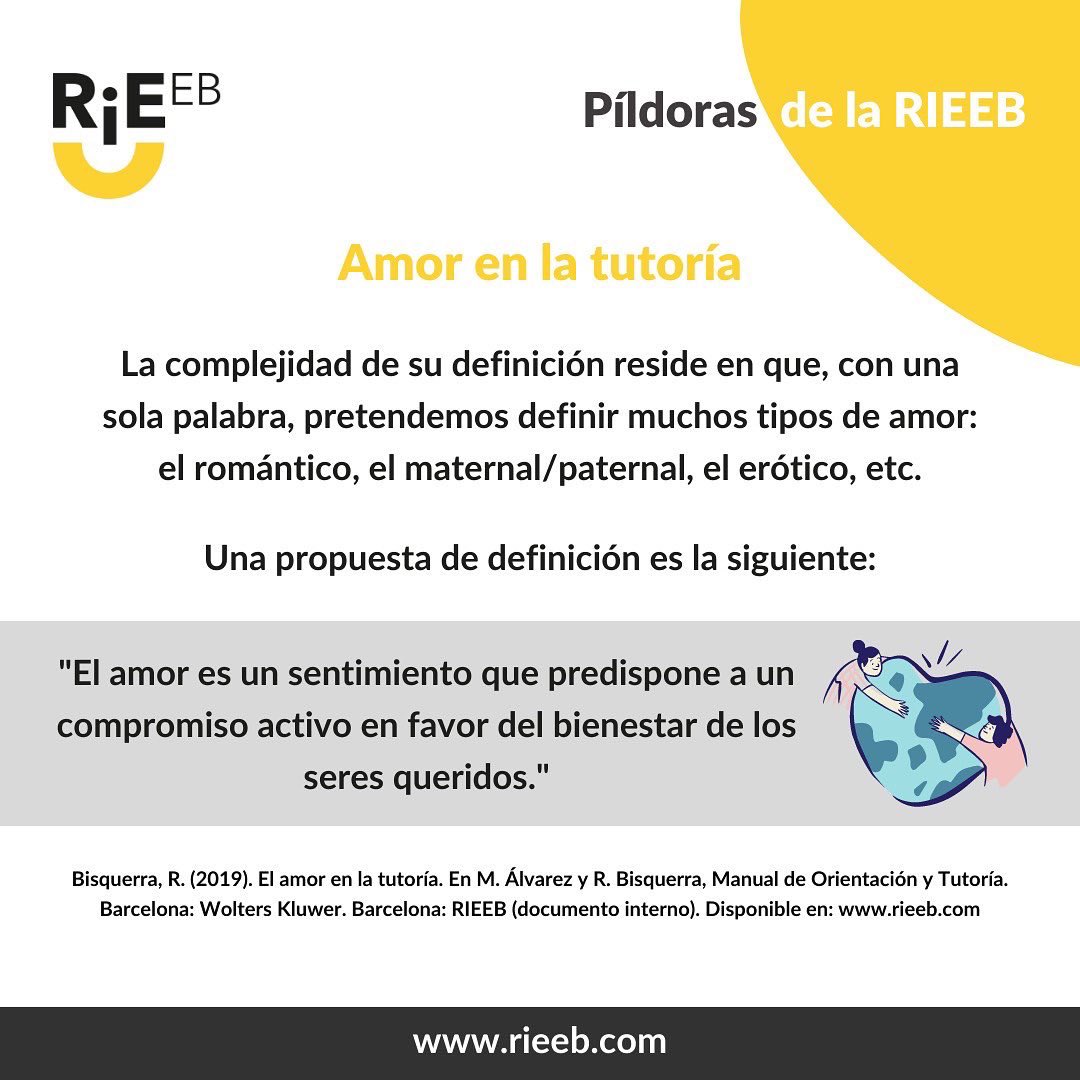 RIEEB_'s tweet photo. 💛El #amor es un aspecto importante en la #educacion sin embargo, suele estar muy ausente en la práctica educativa. ¿Cómo es posible desarrollarlo en un espacio como la #tutoría, teniendo en cuenta que es el resultado de un proceso de aprendizaje.👉🏼 https://t.co/qld4fQcvrm https://t.co/IX9wnPMd2K