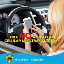DILE NO AL USO DELCELULAR MIENTRAS MANEJAS