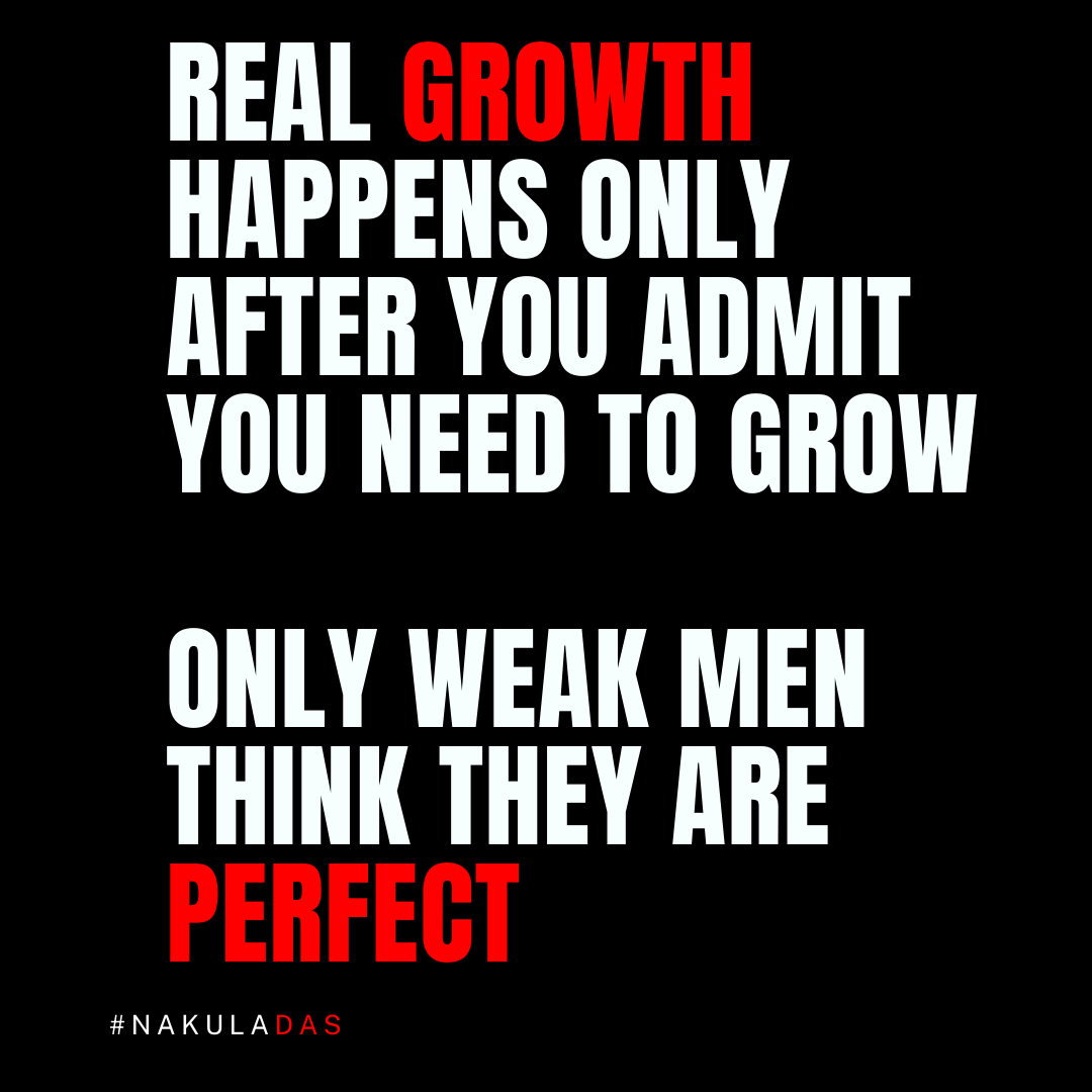 NakulaDas3's tweet photo. Are you willing to admit you need to grow? 

If you never admit you have more to grow and more to learn, you limit your life and potential. 

Only the man who takes on a student mindset is fit to be called a master one day.

#MenOfValue #MensCoach #HighValueMan https://t.co/4CGC3EhIVl