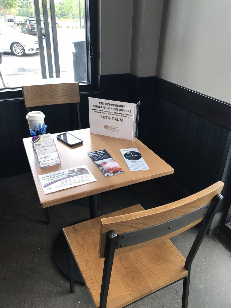 Community office hours at <a href="/Starbucks/">Starbucks</a> on Sigma Drive in <a href="/NextonSC/">Nexton</a> this morning.

Got a question about starting or growing your business in the Flower Town? Come by and let’s chat!

#SummervilleMeansBusiness 
#FlowerTownForward
#PutYourRootsDownHere