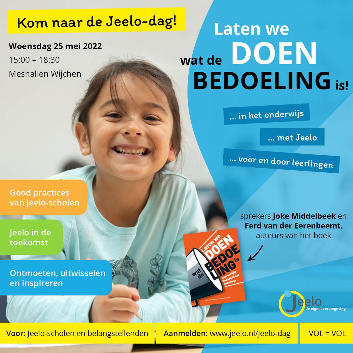 Wil je ook meer in samenhang leren? En wil je inspiratie?
Heb je interesse in Jeelo of werk je op een Jeelo-school?  Kom naar onze Jeelo-dag.

#wereldoriëntatie #kunstzinnigeoriëntatie #lezen #taal #rekenen #burgerschap #digitalegeletterdheid #geïntegreerdleren