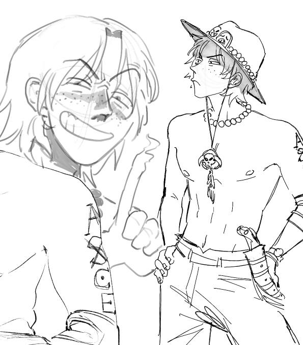 boyidieboy's tweet photo. my pfp + other old aces from when i was tryna figure him out #portgasdace #onepiece https://t.co/NZS7xWBGFq