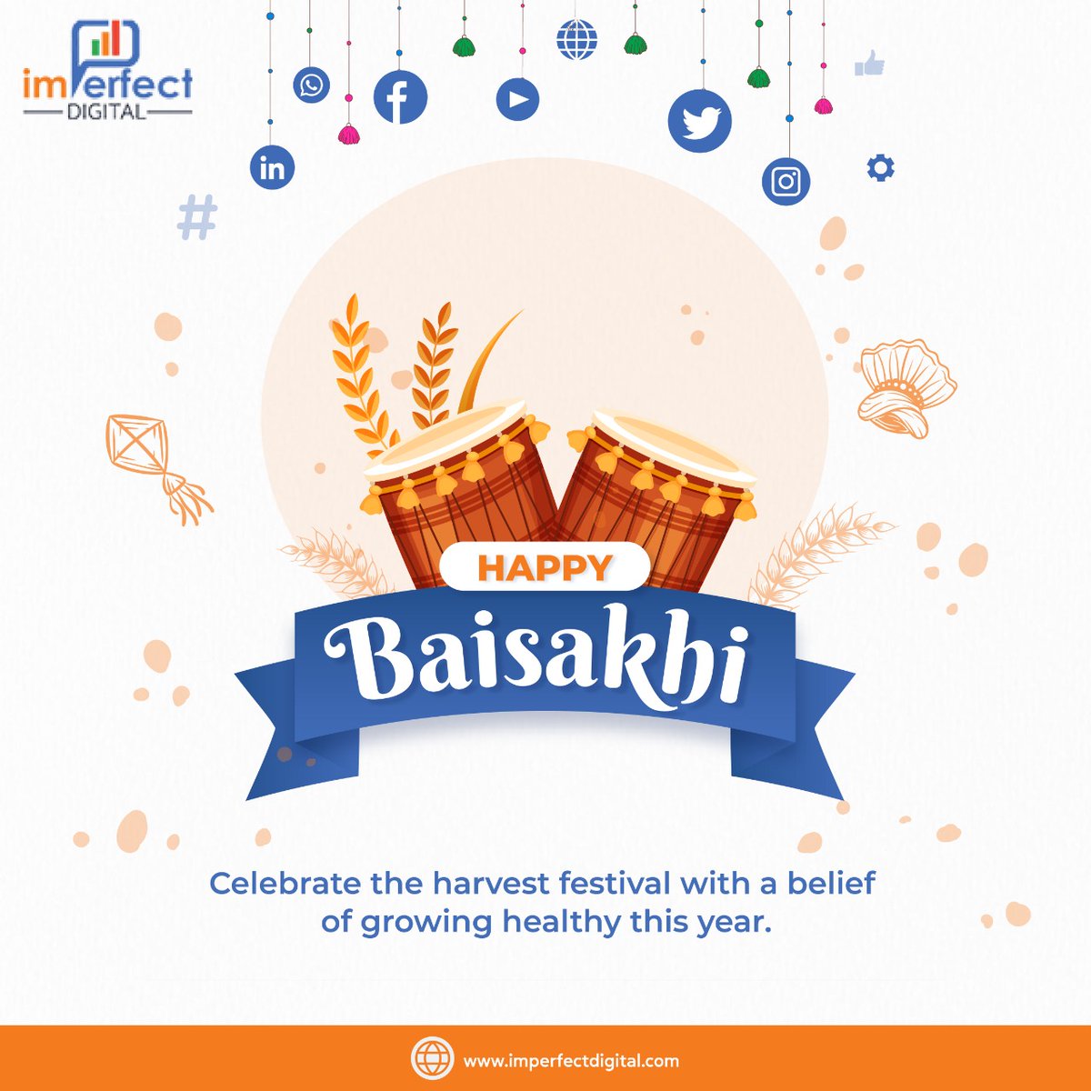 ImperfectDigit1's tweet photo. May this special day mark the beginning of a year full of glory, prosperity, happiness and joy. May this year bring good fortune and success to you. Happy Baisakhi to you and your family.

#baisakhi #festivals #festivalsofindia https://t.co/1VXY95UmSo