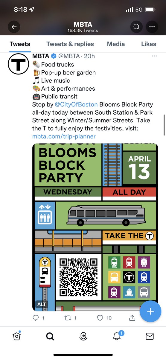 JENNROSEP's tweet photo. @MBTA @MBTA_CR Yet you co-hosted a block party yesterday where masks were optional 🙄 https://t.co/wa1D24q0iL