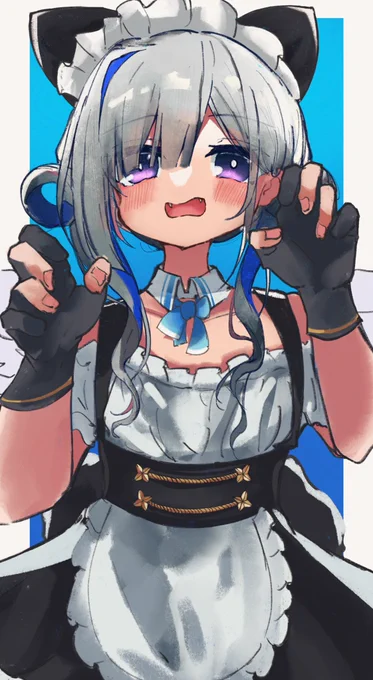 #かなたーと
メイド服のかにゃた! 