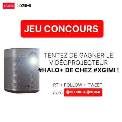 ClubicBonsPlans's tweet photo. 🎁#JEUCONCOURS 🎁
 
Tentez de gagner le vidéoprojecteur #Halo+ de chez #XGIMI ! 

Pour participer : 
1️⃣ RT ce tweet + follow @ClubicBonsPlans et @XGIMITech
2️⃣ Commente avec #ClublicHalo+ et dis-nous dans quelle pièce tu utiliseras le rétroprojecteur

🍀 TAS : 19/04 https://t.co/xGo9oQtifb