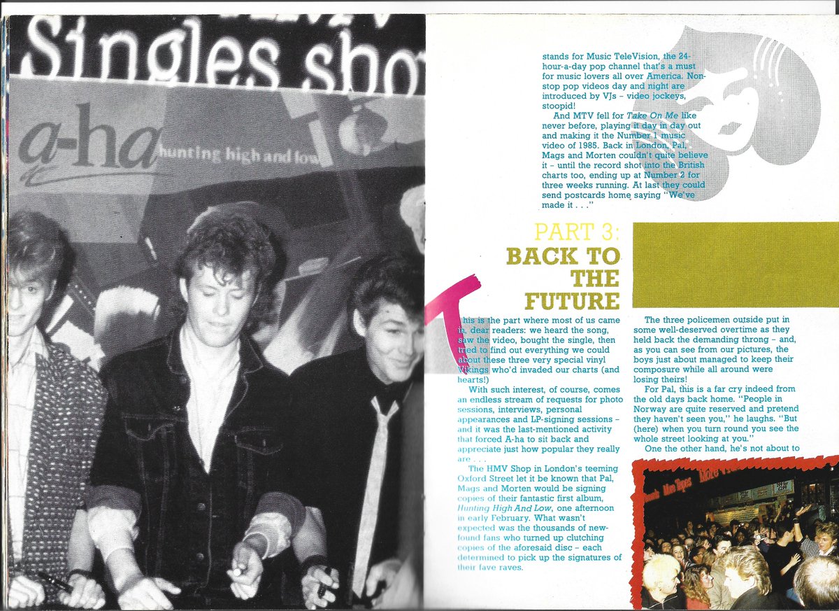 oddsandendsaha's tweet photo. More from "A-ha - Top Secret" . The A-ha Story (Part 3) https://t.co/V2HwmWGENB