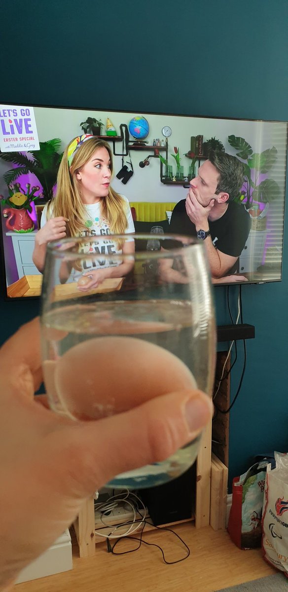 Mrs_Snow_Jr's tweet image. Live experimenting during #LetsGoLive! @maddiemoate @gregfoot #BouncyEgg