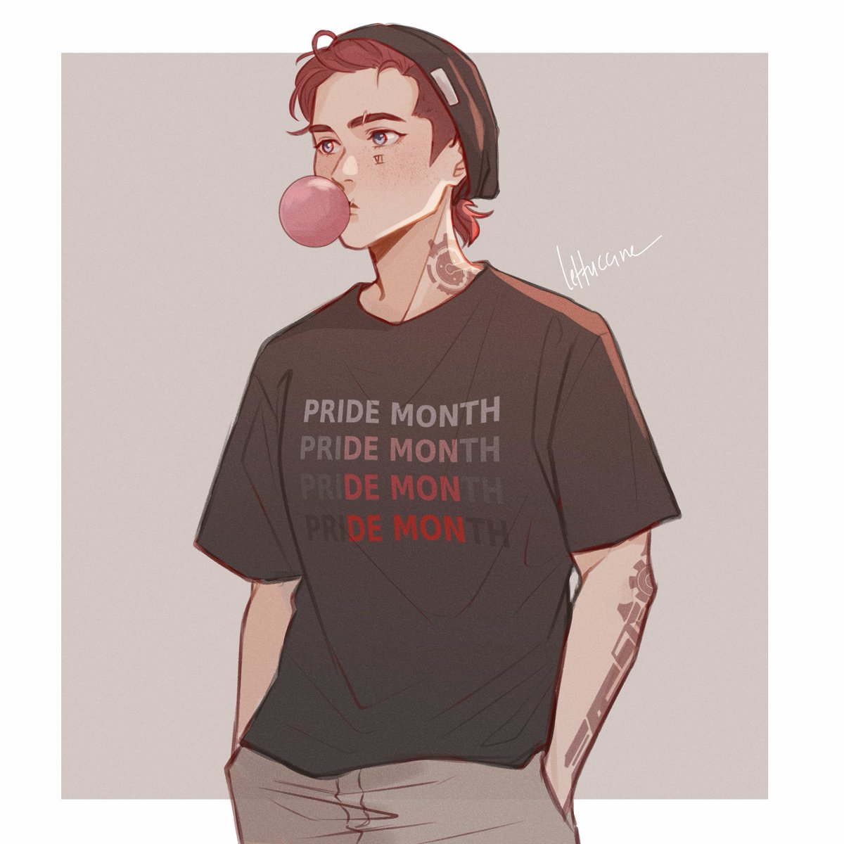 lettuccine's tweet photo. vi's favorite t-shirt (gift from powder/jinx)

ft. groggy clothes stealer https://t.co/0m6SDJHQDG