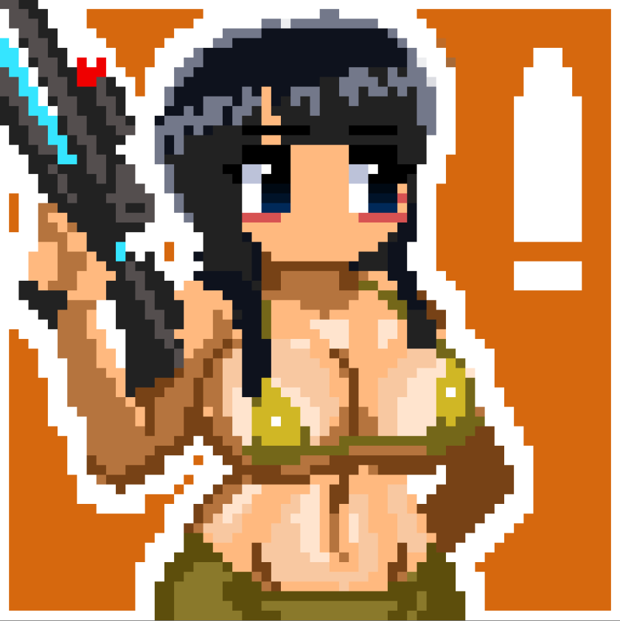 some pixel boobs GaussCannon 🔞(COMMISSIONS ON HOLD) @gausscannonnsfw.
