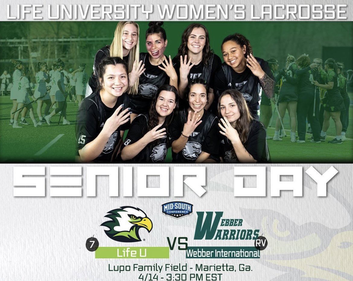 LifeUwlax's tweet photo. Happy Senior Day to the 8 Inaugural Players who built this city on Rock ‘n Roll 🎸
@lifeuathletics @lifeuniversityga #oneteam #onedream #onelife #wingsup🦅 #natty19! #yeehaw https://t.co/rT6VNqwHkk