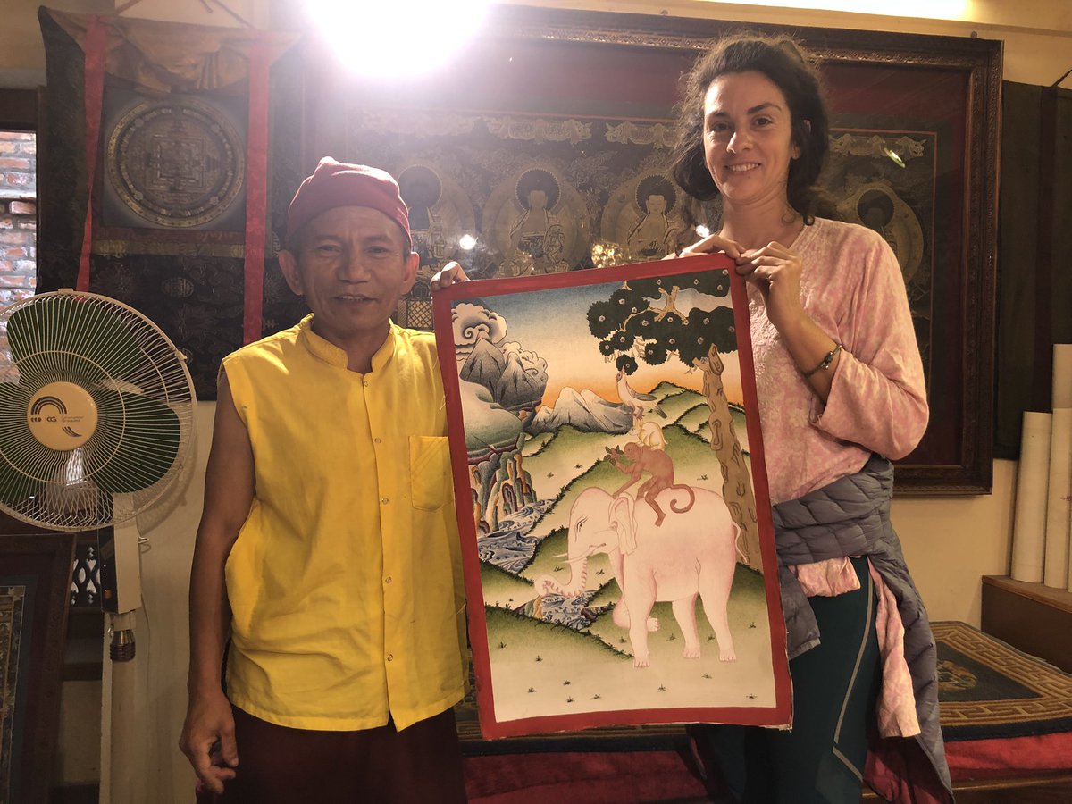 lama_thanka's tweet photo. Memory of year 2078 B.S.
#Thangka #bhaktapur #lamathankapaintingschool #thankapainting #buddhism #vajrayana #fourfriends #harmony #peace #visualization #meditation #compassion #buddhahood https://t.co/pmkKAjPCWO