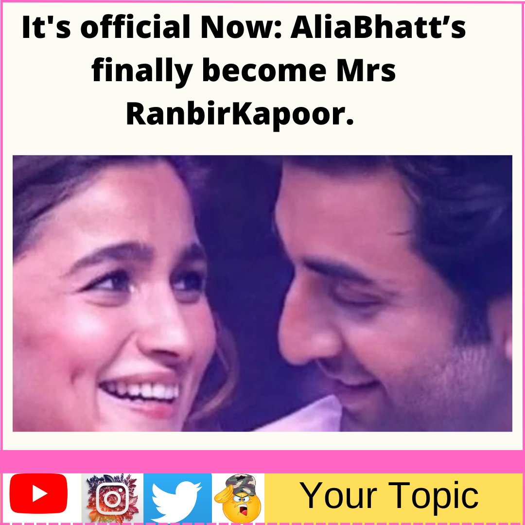 YTEReports's tweet photo. Ranbir Kapoor, Alia Bhatt are officially husband and wife as the wedding ceremony concludes.
#RanbirKapoorAliaBhattWedding #AliaBhatt #RanbirKapoor #ranbirkapoor #entertainment #yourtopic1 #yourtopic https://t.co/xyR5cZp1GZ