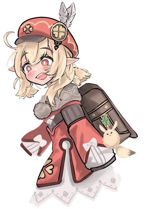 #原神   #深夜の真剣お絵描き60分一本勝負 毎日お絵描きチャレンジ7日目!クレー 