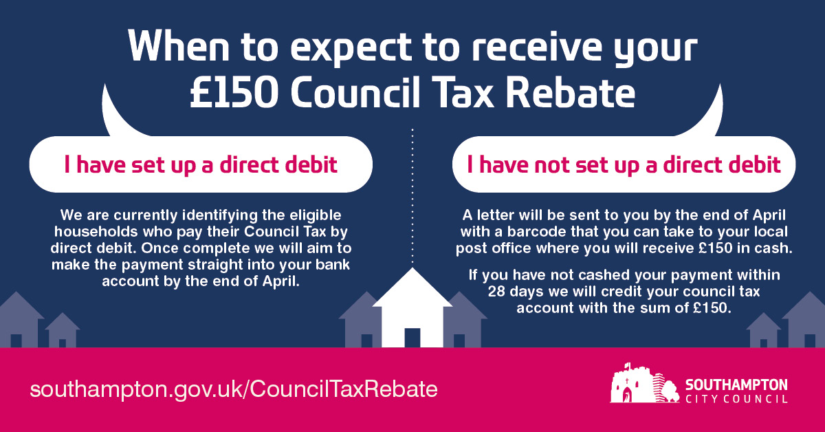 SouthamptonCC on Twitter "£150 council tax rebate The government has