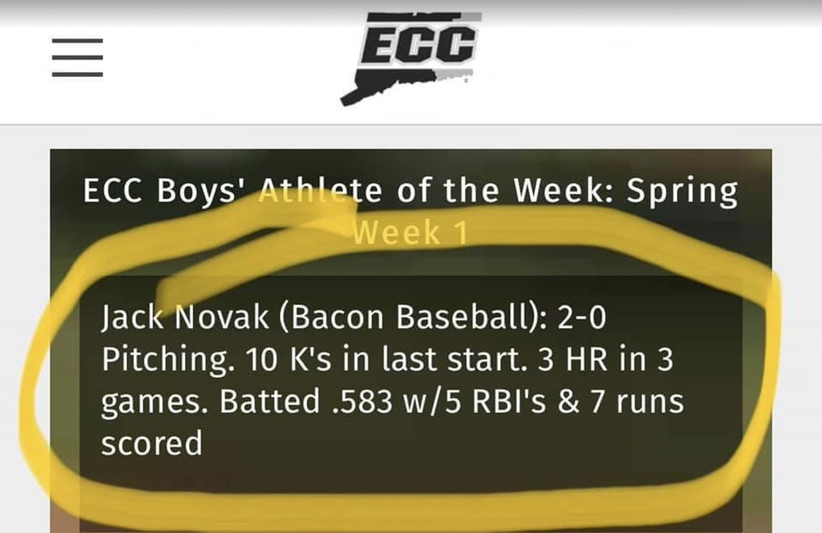 PortlandHSBand's tweet photo. Hey Band! Today is the last day to vote for ECC Player of the Week.  My son Jack has been nominated.  The pool of candidates is excellent and he needs as many votes as possible.  Please help him win! Vote from multiple devices by 8PM! https://t.co/BYy15IbX2D https://t.co/KX3onwMhBl