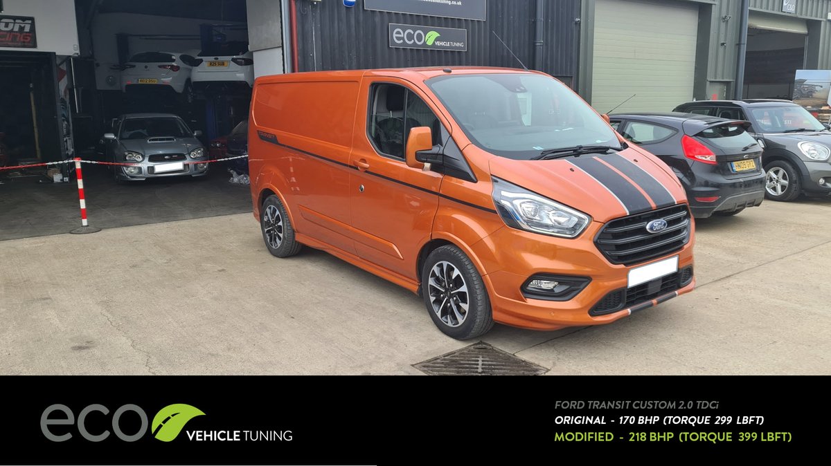 EcoVehicleTunin's tweet photo. Ford Transit Custom 2.0 TDCi (2018) - Developed 170 to 218bhp with torque 299 to 359 Lbft.....

https://t.co/4NcbpOYUzS https://t.co/lOV8TDjzBB