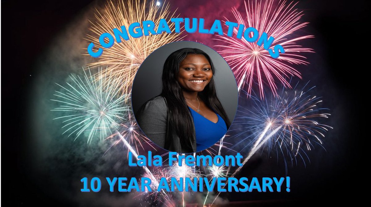 Happy 10 Year Anniversary <a href="/LalaFremont/">Lala Fremont</a> We appreciate all that you do!