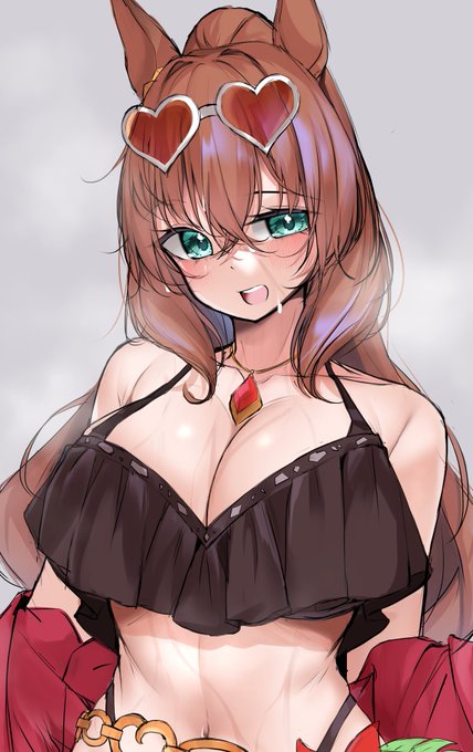 #ウマ娘
今描いてるマルゼンさんちら見せ 