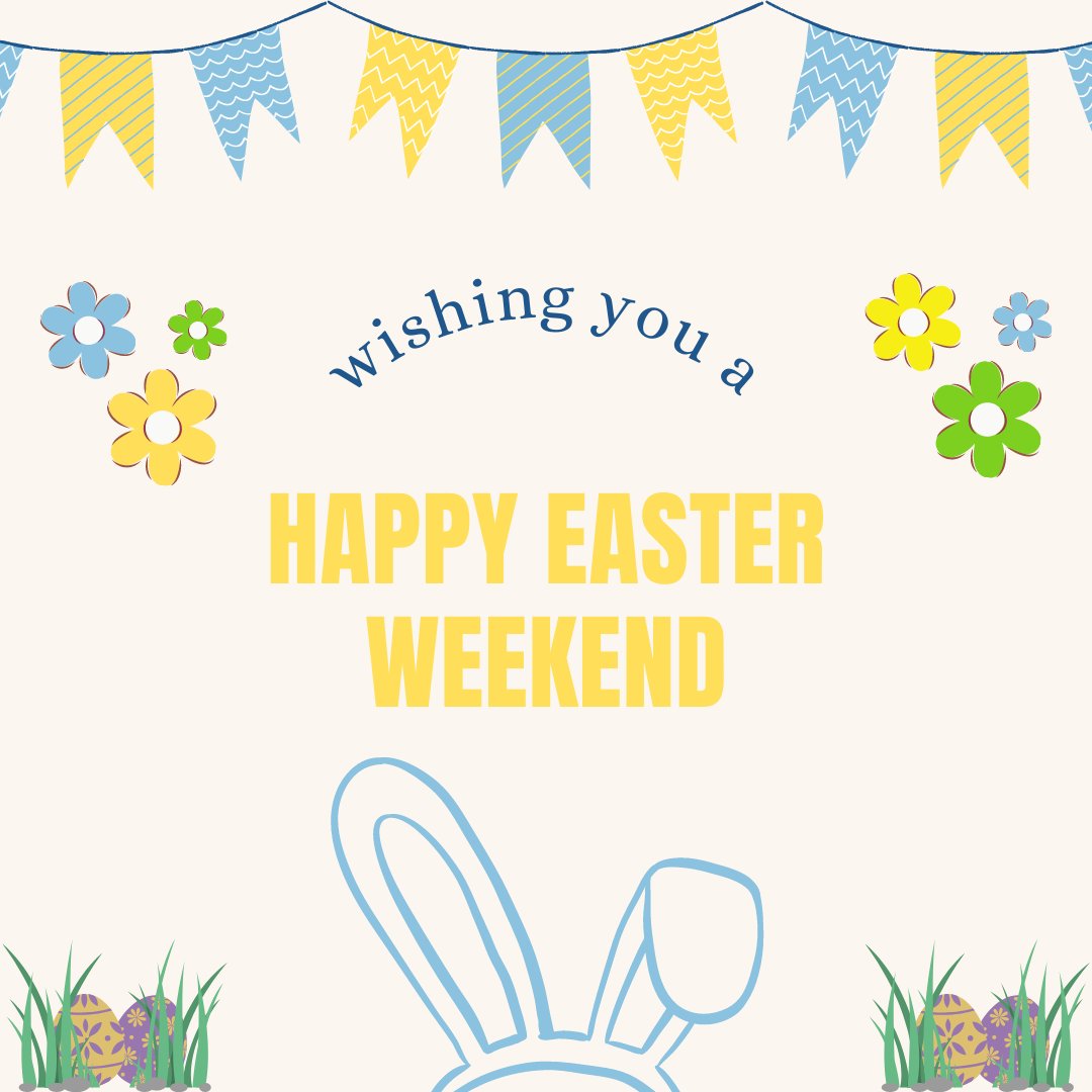 🐥🍫 From our team to you, have a wonderful Easter Bank Holiday Weekend! We know we will 🐰

#happyeaster #bankholiday #bankholidayweekend #relax #familytime #easter #easterholiday #easterfun