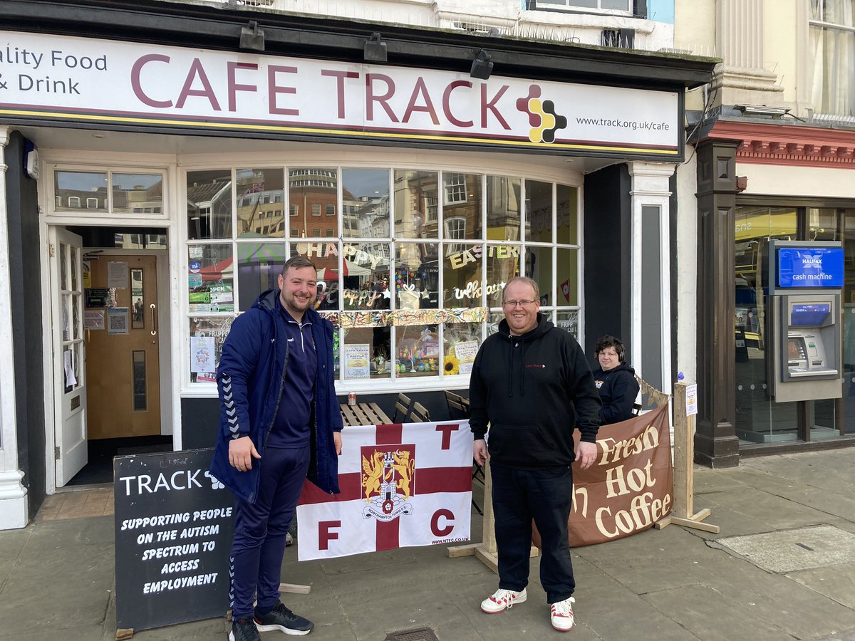 CoachCrowSBITC's tweet photo. Happy birthday to @cafetracknn 🎉🥳, full of amazing people! Looking forward to working together on the #Pathways4Recovery project! @NTFC_CT https://t.co/CbK4AwNH2B