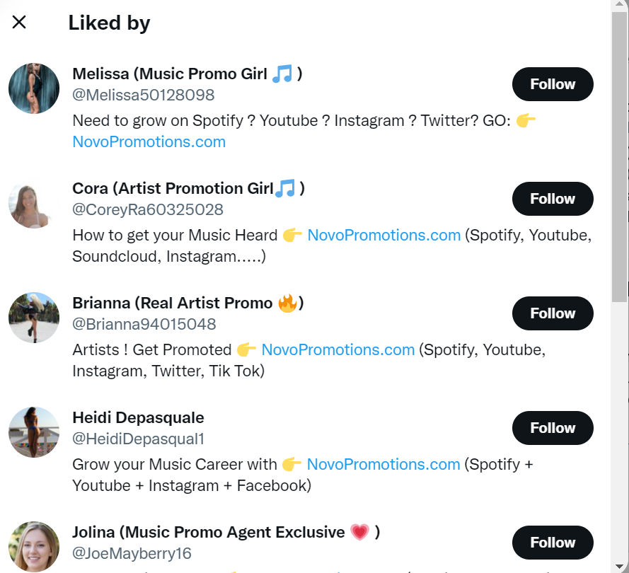 Trying to put your art out there online when you're starting out is just endless approach after approach from vulture promoters