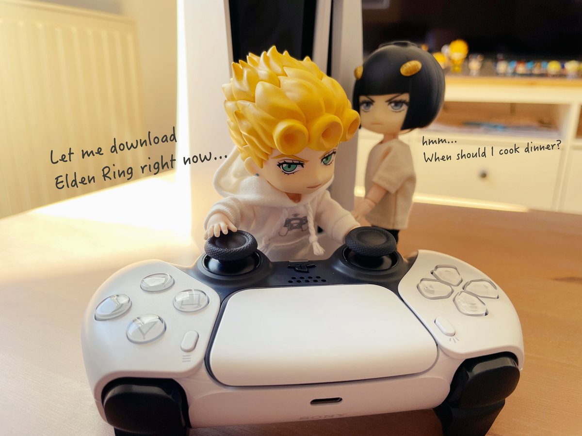 bubugiogio's tweet photo. ルノ just received his birthday gift in advance.
#JOJO #giornogiovanna #giorno #brunobucciarati 
#ブチャラティ #ジョルノ #ジョジョ #ジョジョの奇妙な冒険 #PS5 #PlayStation5 https://t.co/Lw6FrGl0a9