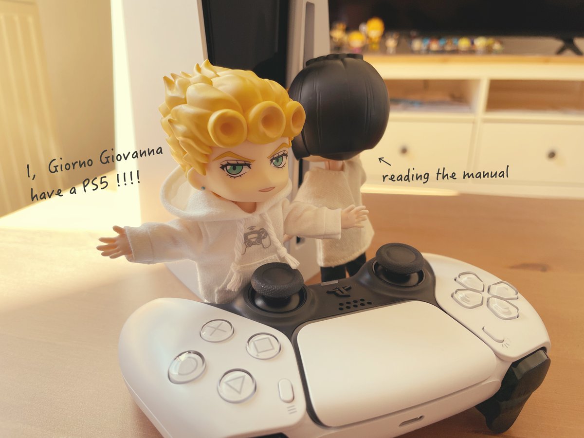 bubugiogio's tweet photo. ルノ just received his birthday gift in advance.
#JOJO #giornogiovanna #giorno #brunobucciarati 
#ブチャラティ #ジョルノ #ジョジョ #ジョジョの奇妙な冒険 #PS5 #PlayStation5 https://t.co/Lw6FrGl0a9