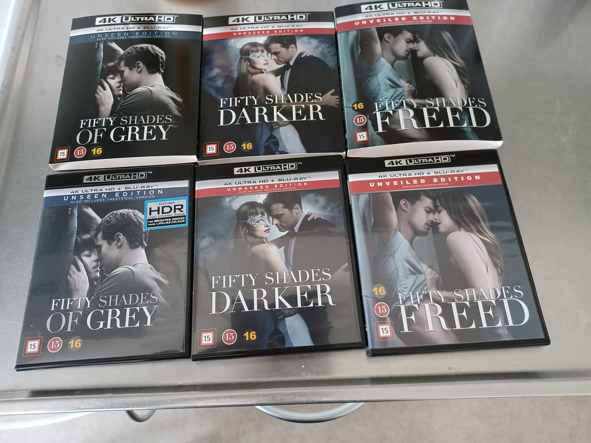 XxxxPLAYBOYxxxX's tweet photo. Found the last #fiftyshadesofgrey movie on #4k today #fiftyshadesdarker had the slipcover too.
#brightburn #generalcommander https://t.co/I8mQ4Qzzh9
