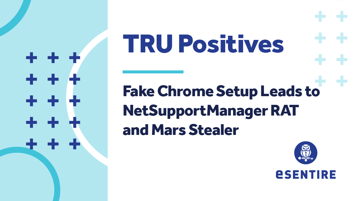 🚨 New #TRUPositive alert: Our Threat Response Unit (TRU) found an info-stealing malware called Mars Stealer in a customer’s environment.

Learn how Mars Stealer is deployed using the NetSupportManager RAT + get security recommendations from TRU here: bit.ly/3Efnvhu