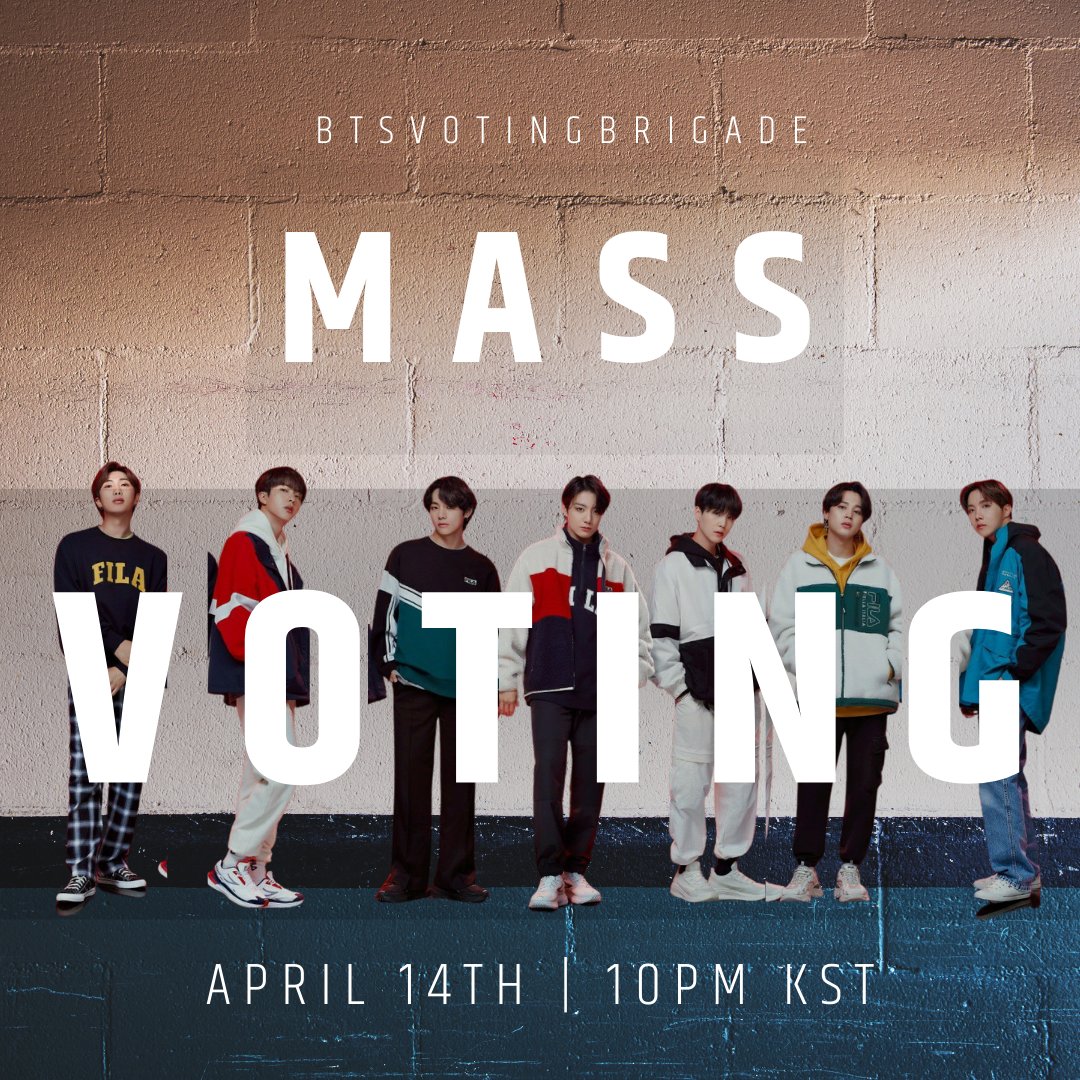 Bts Voting Brigade Slow S Tweet Mass Voting Starts Now Did You Know We Added 4 000 000 Votes Yesterday Let S Go Higher Today Watch Ads Until Reset Drop