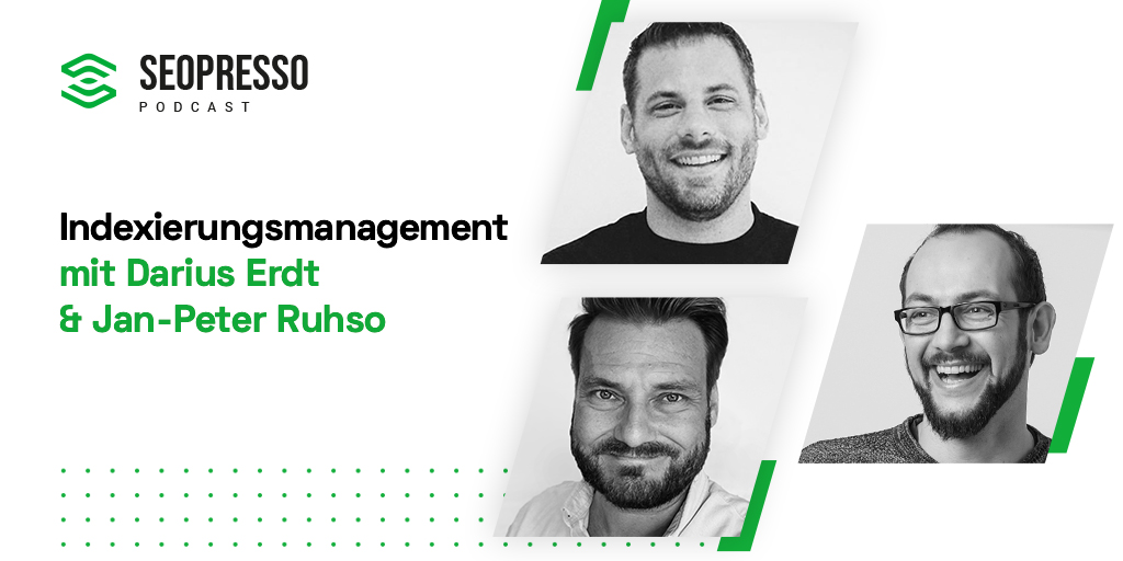 Wie funktioniert das Indexmanagement von #Google? Können #SEOs es effizienter steuern und welche Rolle spielt Mobile First? 🧐 Diese und weitere spannende Themen bespricht <a href="/bjoerndarko/">Björn Darko 🐋💨</a> mit Darius Erdt und <a href="/JanRuhso/">Jan-Peter Ruhso</a>, in der neuen #SEOPRESSO Folge! 🔎ow.ly/xx4h50IHmJg