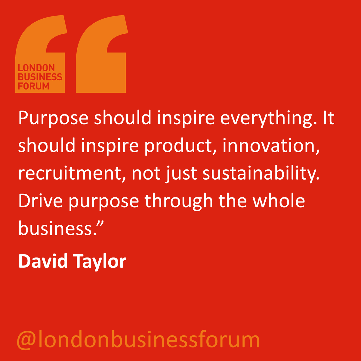Does your organisation have a clear purpose? Does everybody in the organisation know what it is? Is it reflected throughout the organisation? 

If not, why not? 

<a href="/thebrandgym/">David Taylor</a>