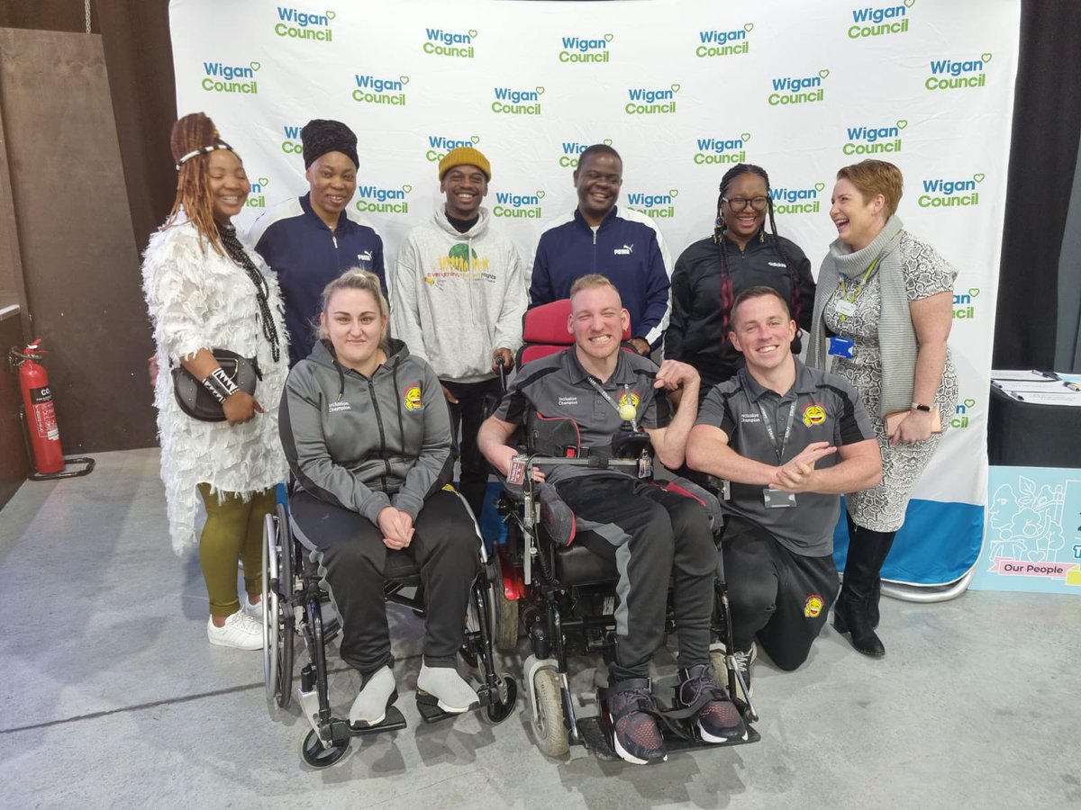 happysmilescic's tweet photo. Chloe, Haydn &amp; Alex are at the @WiganCouncil #CommunityRecoveryFund celebration event alongside our great mates @RightsCommunity &amp; @EkhayaUK 🙌💛 #community #inclusion @WiganCouncil https://t.co/Layuvkw5DK