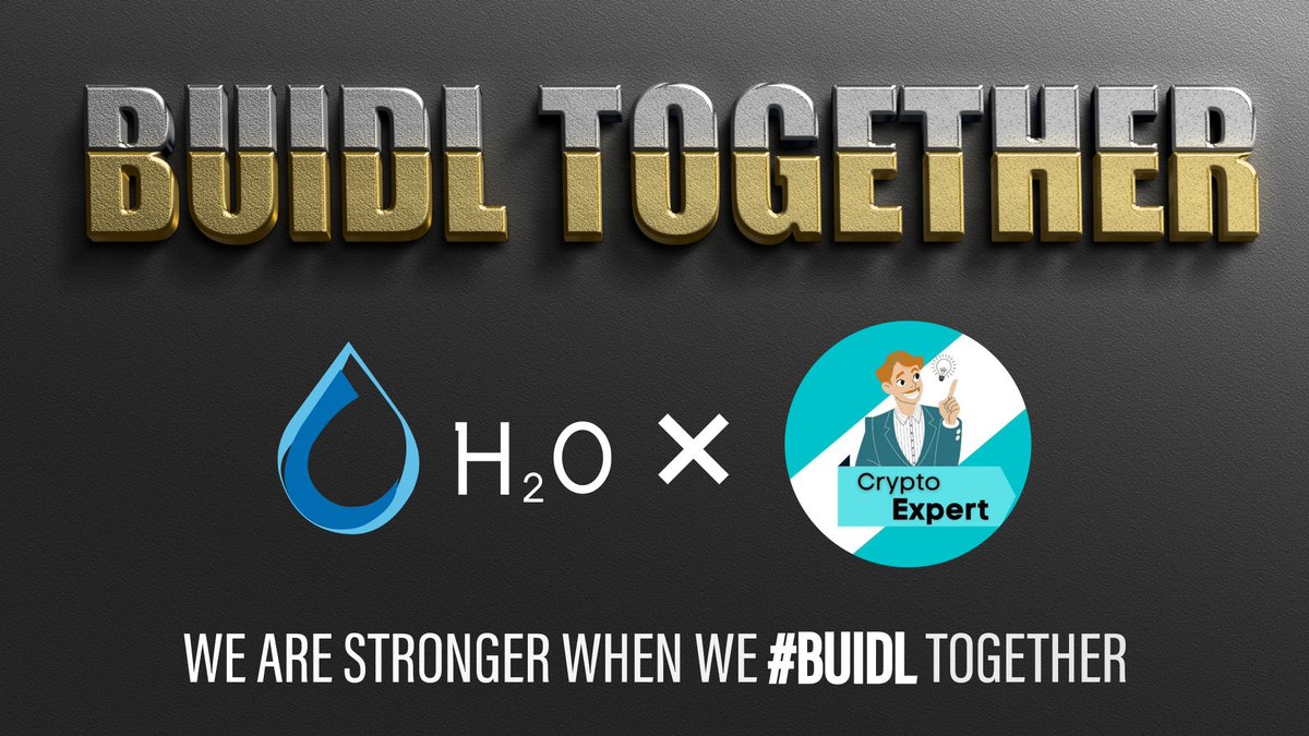 🚀🚀We are stronger when we #BUIDL together! 

Join the #H2O #BUIDL movement and stand a chance to win $10 USDT for 15 random winners.

Required:
1)Follow 
<a href="/H2O_Homes/">H2O DAO💧</a>
 and 
<a href="/crypto_expert14/">Crypto Expert</a>

2)Like, retweet &amp; comment with #BUIDLH2O
3)Tag 3 friends
