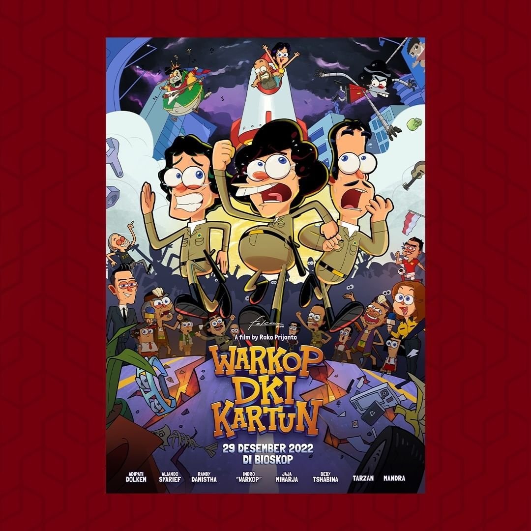 Official poster film WARKOP DKI KARTUN Tayang 29 Desember 2022 di Bioskop🔥

#warkopdkikartun 
#falconshowcase2022
