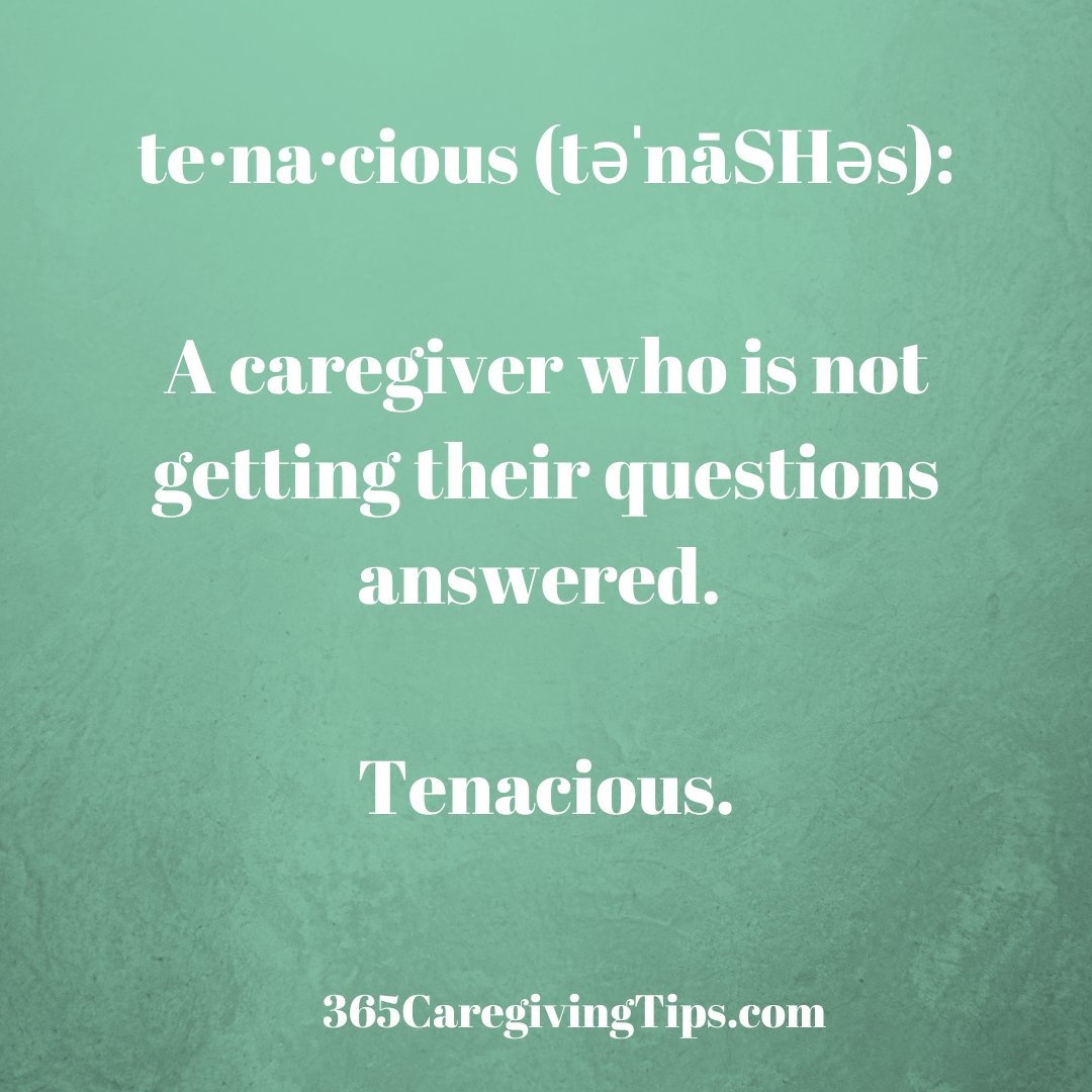 365CareTips's tweet photo. Caregivers do not give up. Whether it's in the hospital, calling radiology or talking to the insurance company (or the social security office), we ask to talk to a different person, another doctor or clinician or a supervisor. #answermyquestion #caregiving #tenacious https://t.co/xacYUNaxv7