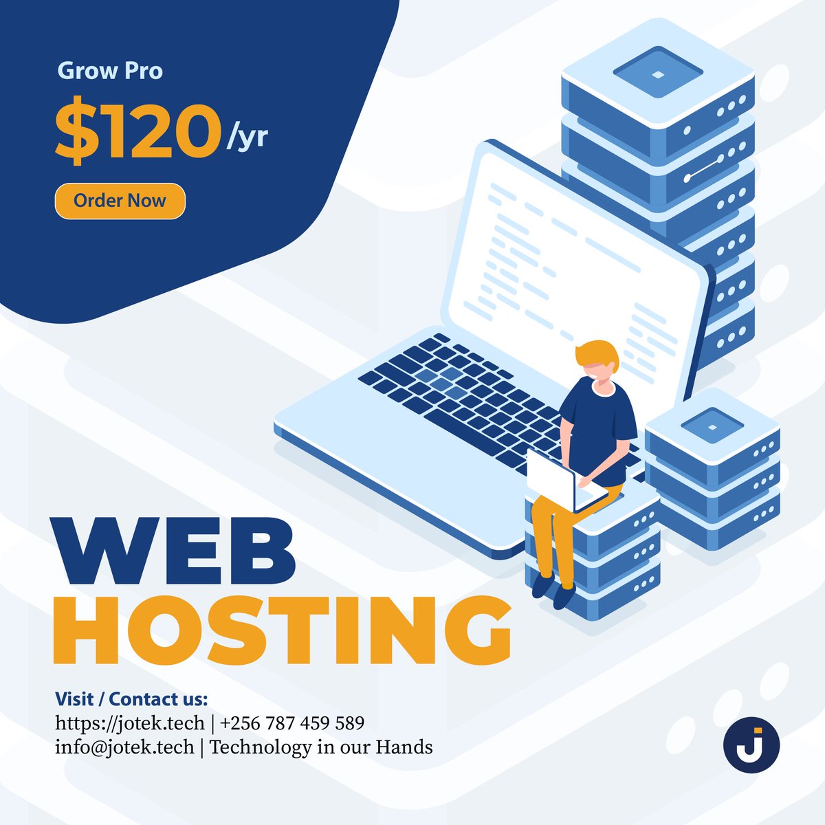 jotekTech's tweet photo. Introducing our Web-Hosting Packages. Enjoy flexible, scalable, amazing speed and security for your website on our powerful servers. Visit https://t.co/P8neql5tkT to host your website today https://t.co/yhrCTjTZpp