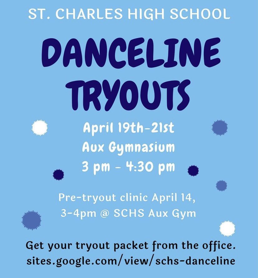 Remind that our pre-tryout clinic is TODAY! Wear athletic clothing and tennis shoes/dance shoes. We can't wait to see you there!