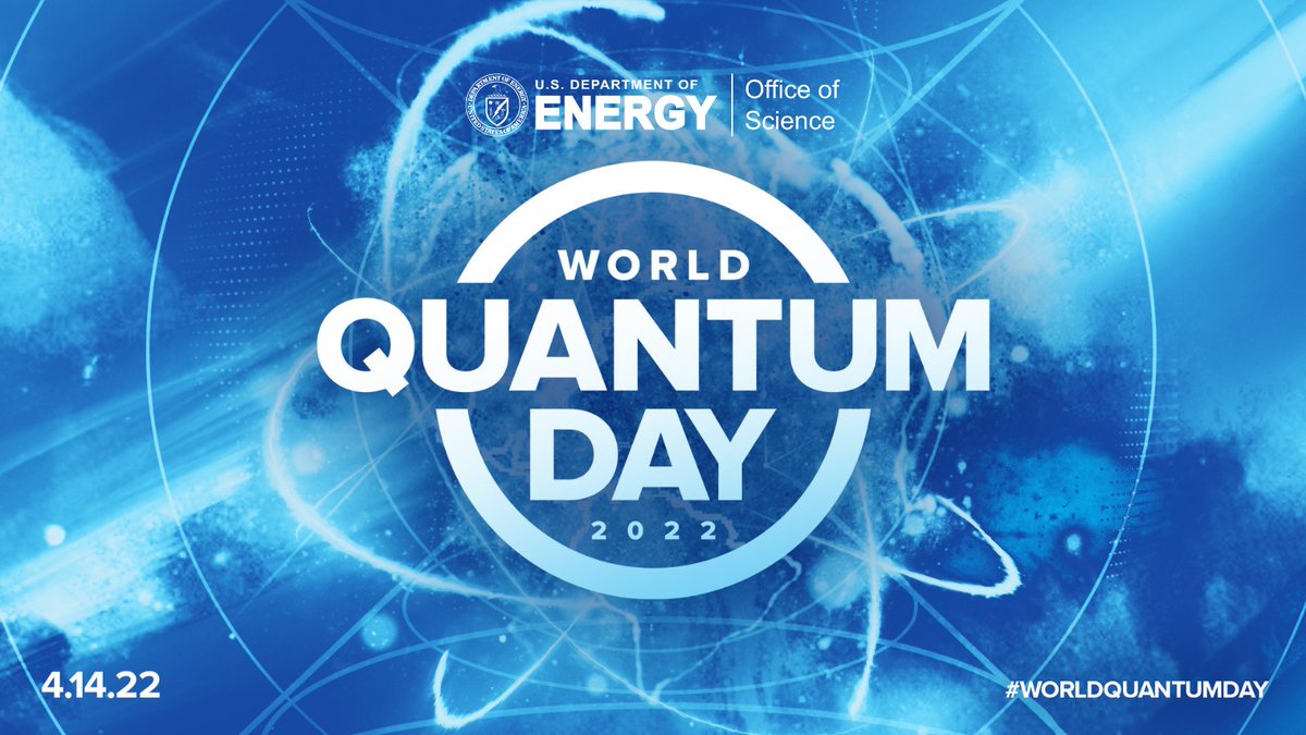 doescience's tweet photo. Happy #WorldQuantumDay! All day, we'll be sharing resources related to quantum information science as well videos from our researchers and staff members about their personal experiences with quantum. What do you wish you knew about quantum? https://t.co/IfdRa0xhtH https://t.co/S2FLFrCo19