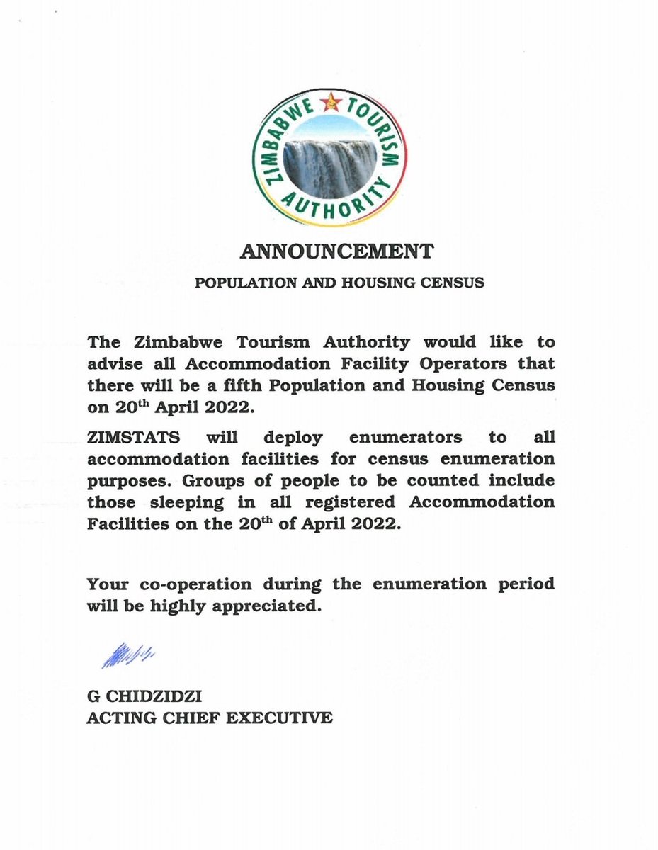 Zimbabwe Tourism Authority tweet media