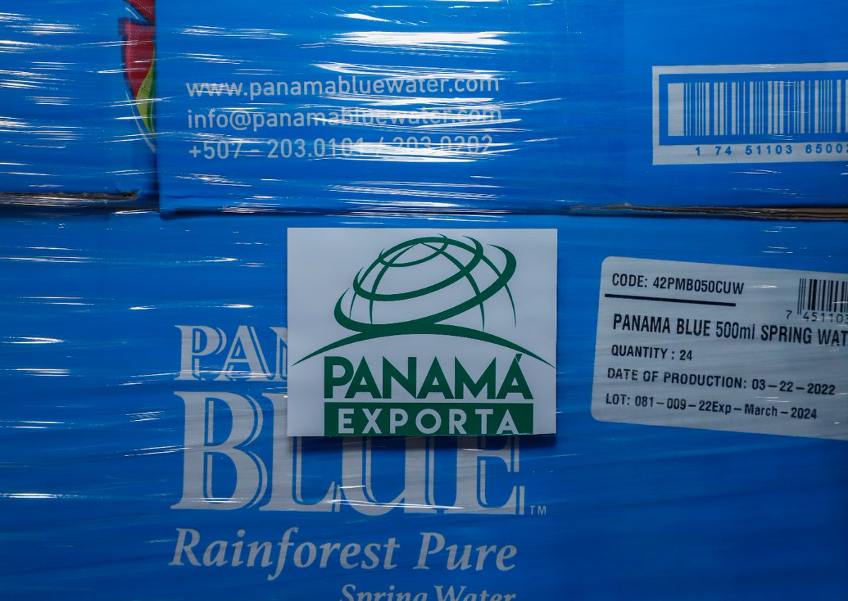 ItasLaw's tweet photo. ¡Enhorabuena! La empresa @PanamaBlueWater envió contenedor con más de 700 cajas de agua embotellada con destino a Curazao. @MICIPMA #PanamaExporta #ItasLaw https://t.co/EBt0X24rdR