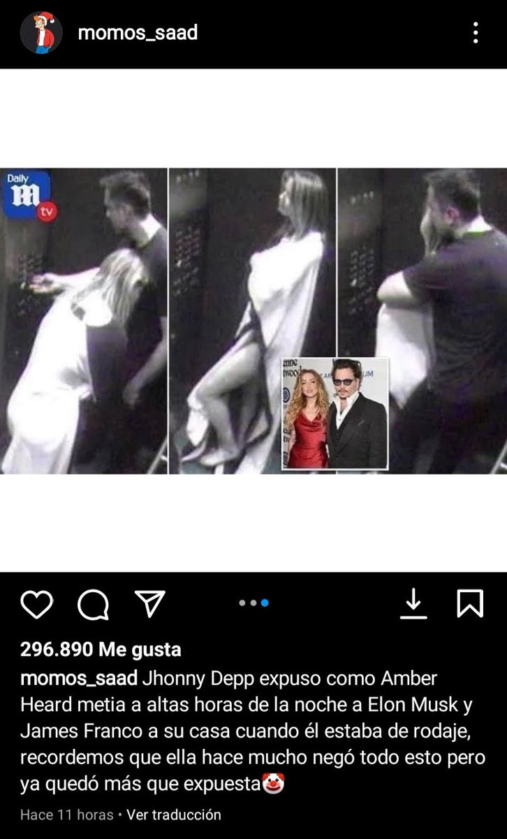 crowlyboy24's tweet photo. @JuanSGuarnizo Sinceramente amber tiene mucho en contra y Johnny es el que sufre más, de apena mucho su situación ojalá el logre salvarse :') https://t.co/8OXTN60zFO
